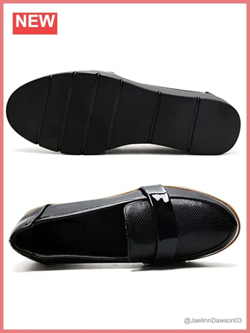 Slip On Loafers for Women Business Casual Shoes Faux Leather Memory Foam
